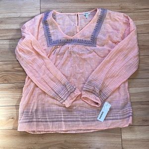 NWT. Sonoma gauzy tunic.